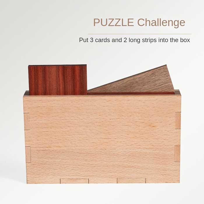 5 Blocks of Wood Puzzle