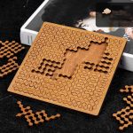 Inspuzzle Impossible Difficult Jigsaw Wooden Board Games Brain teaser IQ Toy3