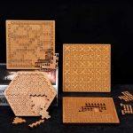 Inspuzzle Impossible Difficult Jigsaw Wooden Board Games Brain-teaser Toy1