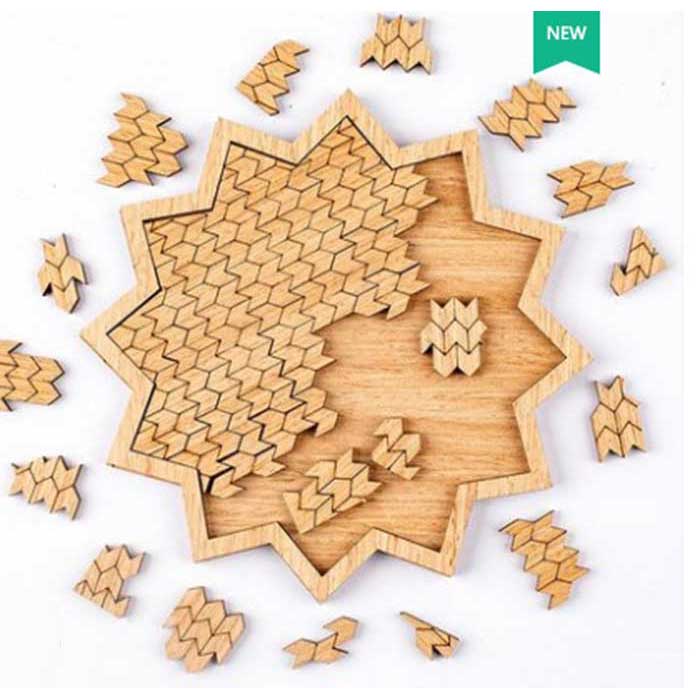 Inspuzzle Wooden Jigsaw Packing Puzzle Brain-teaser Toy9