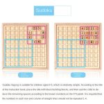 Wooden four-in-one sudoku