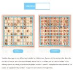 Wooden four-in-one sudoku