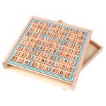 Wooden four-in-one sudoku