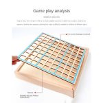 Wooden four-in-one sudoku